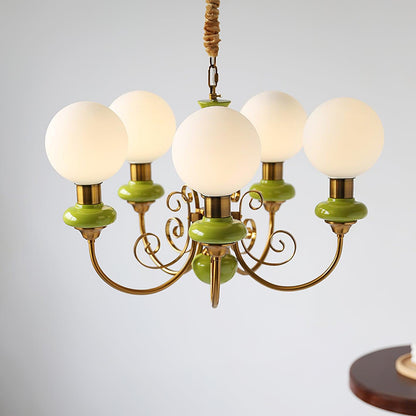 Onyx Chandelier - Elegant Lighting Fixture with Adjustable Brightness