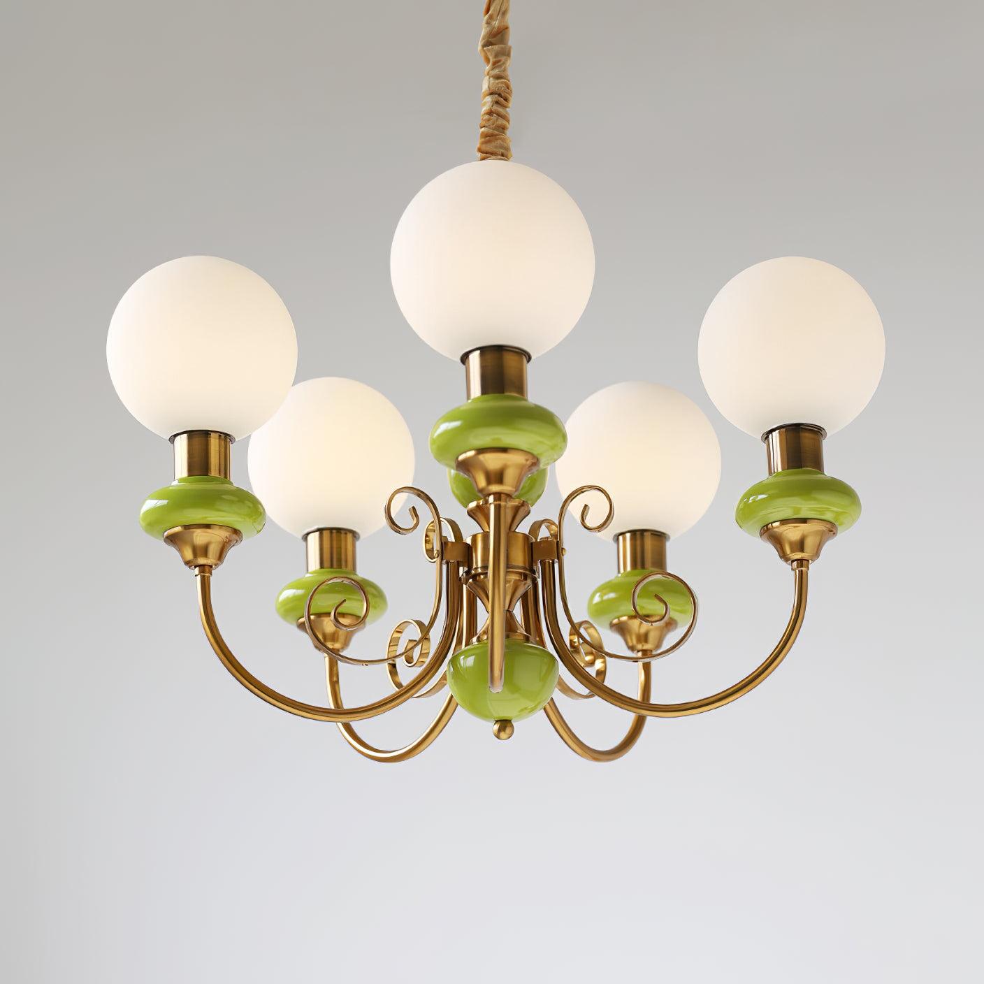 Onyx Chandelier - Elegant Lighting Fixture with Adjustable Brightness