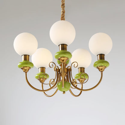 Onyx Chandelier - Elegant Lighting Fixture with Adjustable Brightness