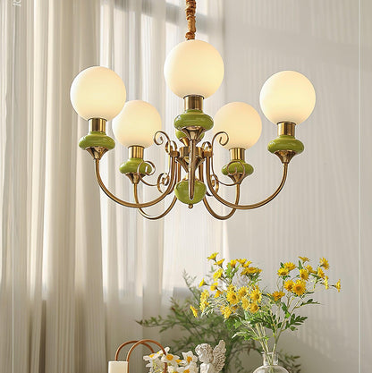 Onyx Chandelier - Elegant Lighting Fixture with Adjustable Brightness
