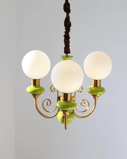 Onyx Chandelier - Elegant Lighting Fixture with Adjustable Brightness