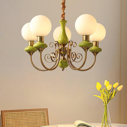 Onyx Chandelier - Elegant Lighting Fixture with Adjustable Brightness
