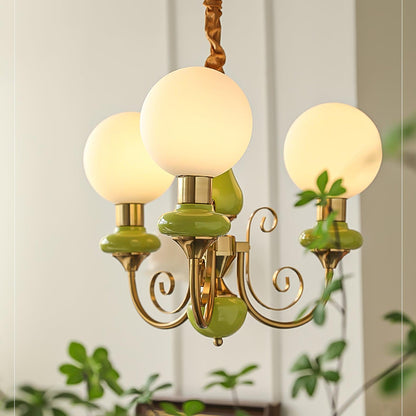 Onyx Chandelier - Elegant Lighting Fixture with Adjustable Brightness