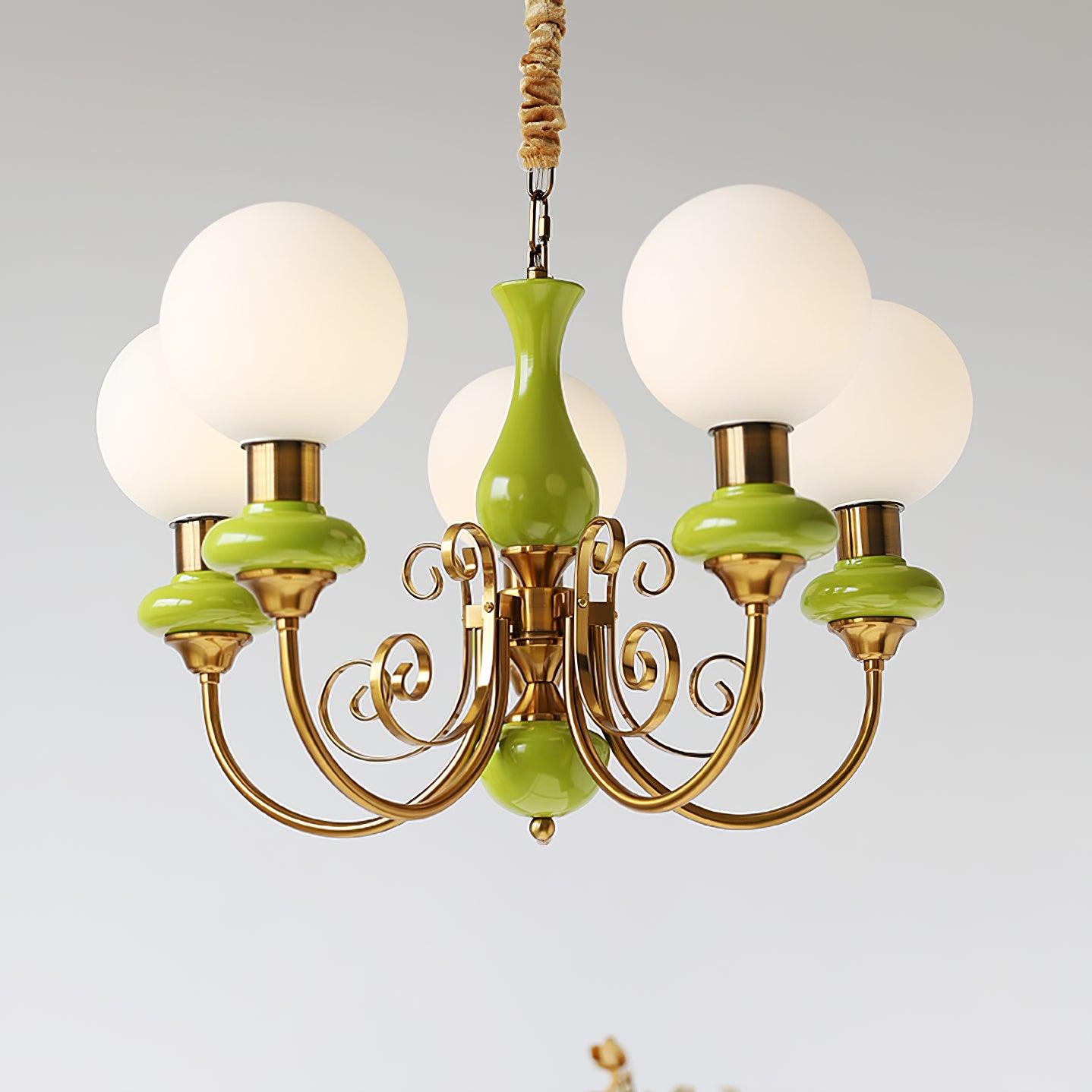 Onyx Chandelier - Elegant Lighting Fixture with Adjustable Brightness