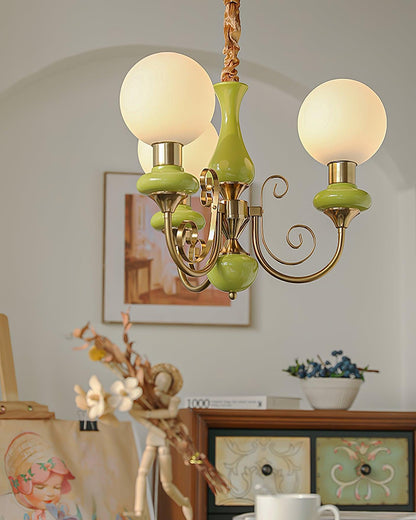 Onyx Chandelier - Elegant Lighting Fixture with Adjustable Brightness