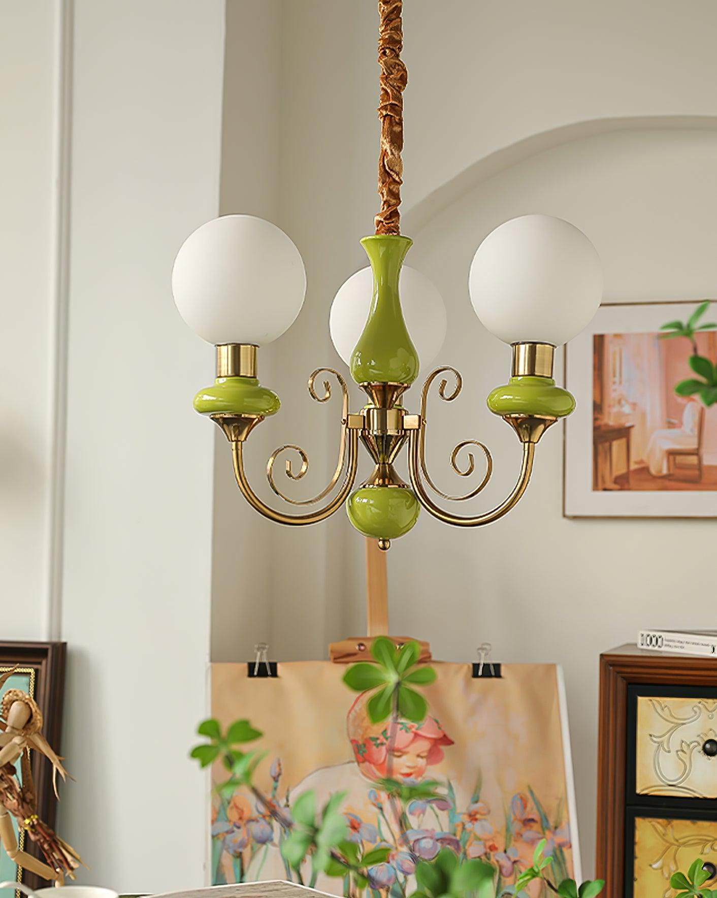 Onyx Chandelier - Elegant Lighting Fixture with Adjustable Brightness