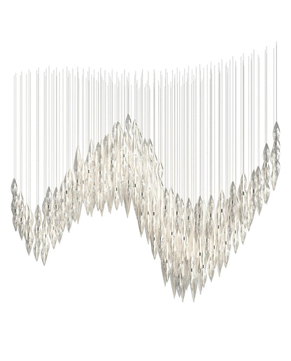 Elegant Opera Chandelier - Crystal Accents & Adjustable Height
