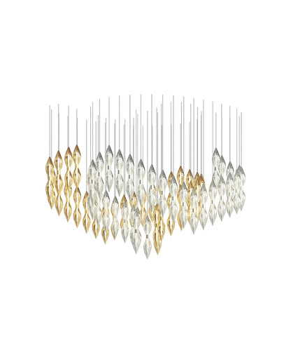 Elegant Opera Chandelier - Crystal Accents & Adjustable Height