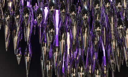 Elegant Opera Chandelier - Crystal Accents & Adjustable Height