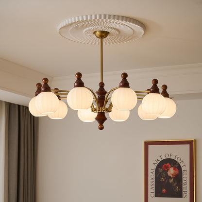 Ophelia Blossom Chandelier - Elegant Design with Adjustable Height & L