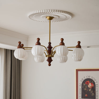 Ophelia Blossom Chandelier - Elegant Design with Adjustable Height & L