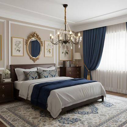 Opulence Crystal Chandelier - Elegant Design with Dimmable Lights