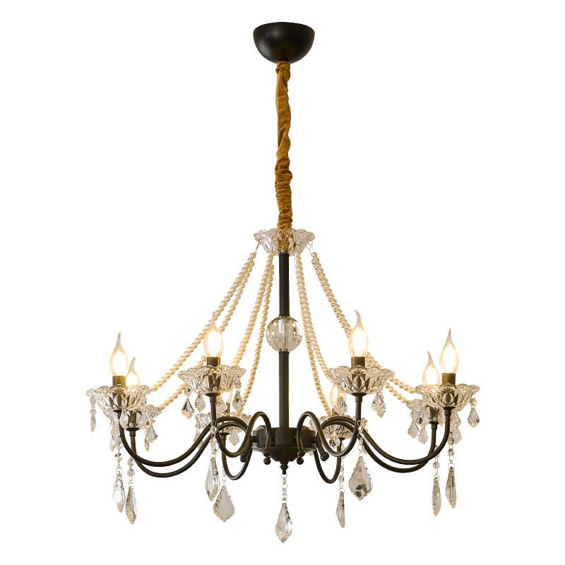 Opulence Crystal Chandelier - Elegant Design with Dimmable Lights