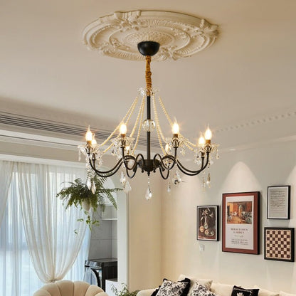 Opulence Crystal Chandelier - Elegant Design with Dimmable Lights