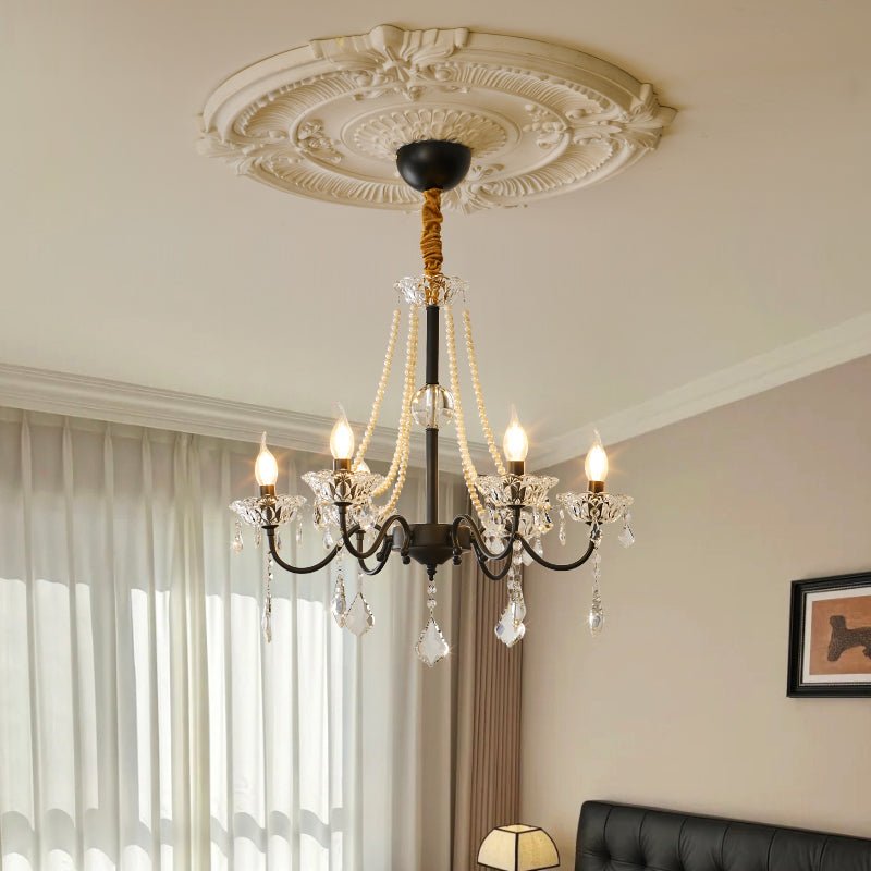 Opulence Crystal Chandelier - Elegant Design with Dimmable Lights