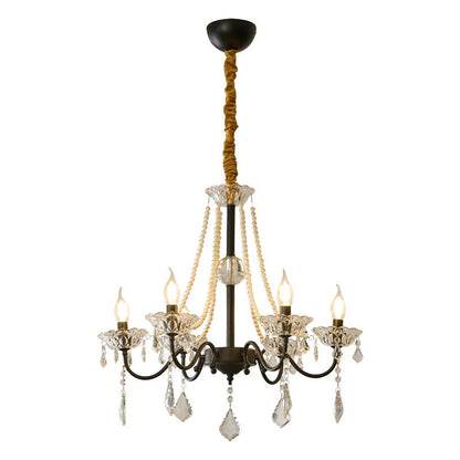 Opulence Crystal Chandelier - Elegant Design with Dimmable Lights