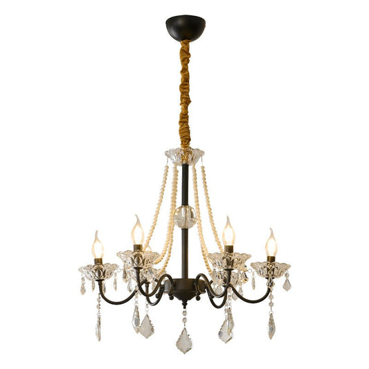 Opulence Crystal Chandelier - Elegant Design with Dimmable Lights