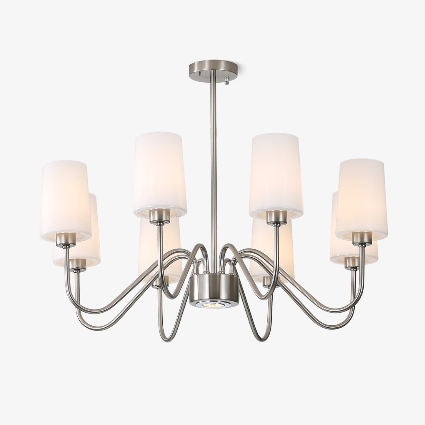 Opulenza Chandelier - Elegant Crystal Design with Adjustable Height