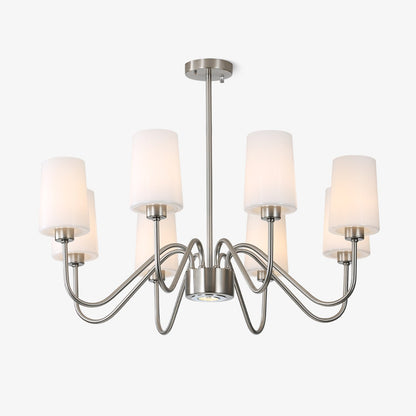 Opulenza Chandelier - Elegant Crystal Design with Adjustable Height