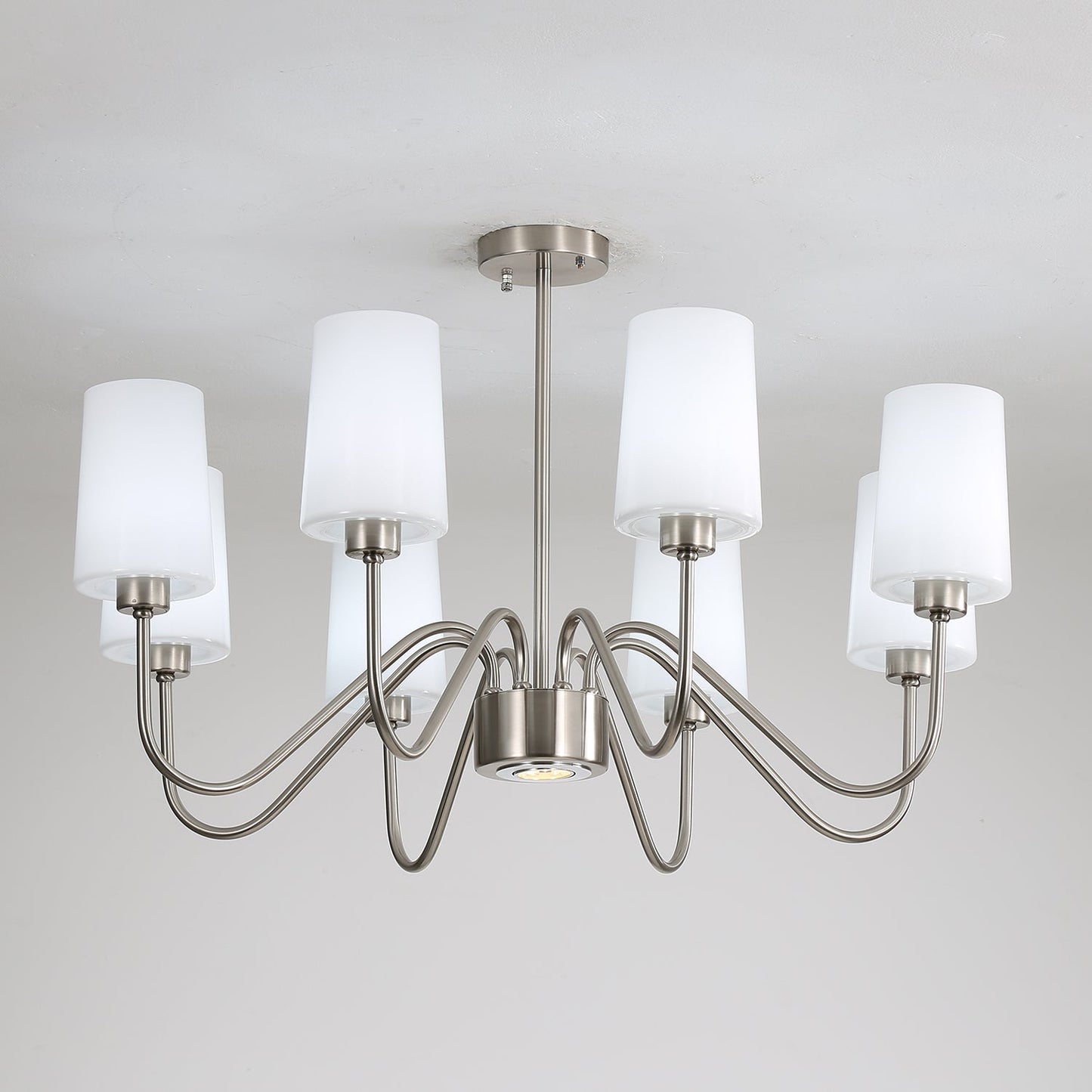 Opulenza Chandelier - Elegant Crystal Design with Adjustable Height