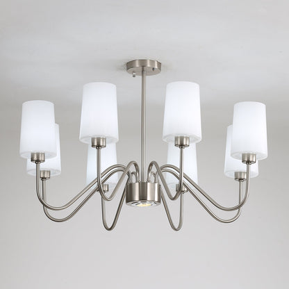 Opulenza Chandelier - Elegant Crystal Design with Adjustable Height
