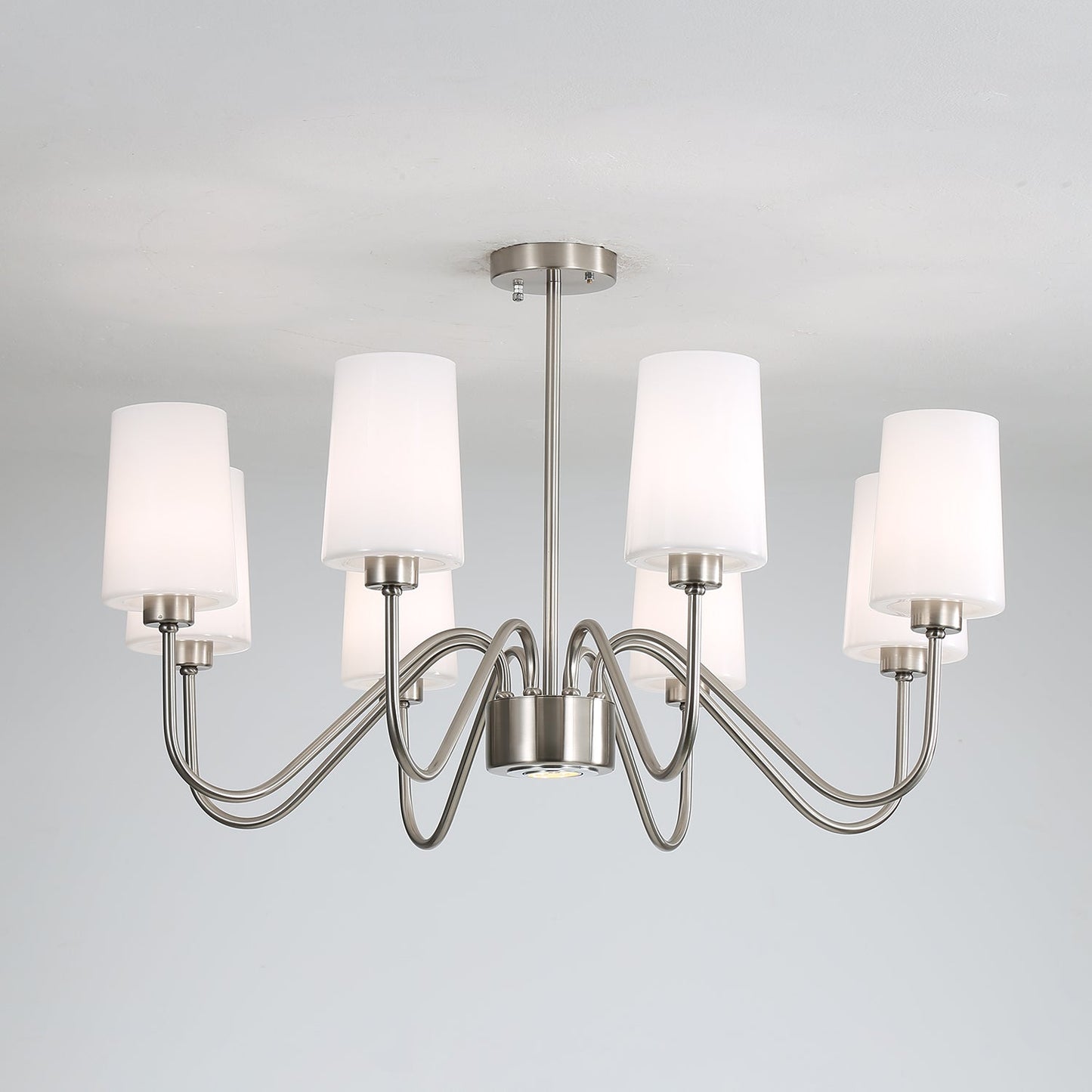 Opulenza Chandelier - Elegant Crystal Design with Adjustable Height