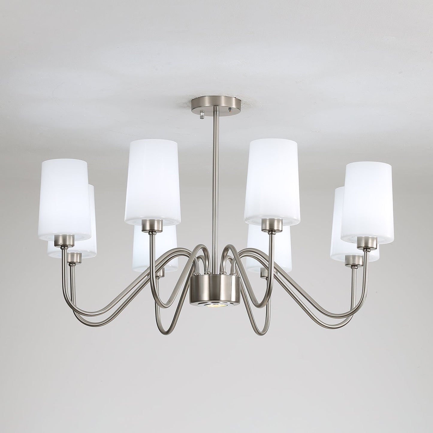 Opulenza Chandelier - Elegant Crystal Design with Adjustable Height
