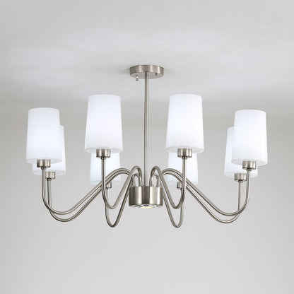 Opulenza Chandelier - Elegant Crystal Design with Adjustable Height