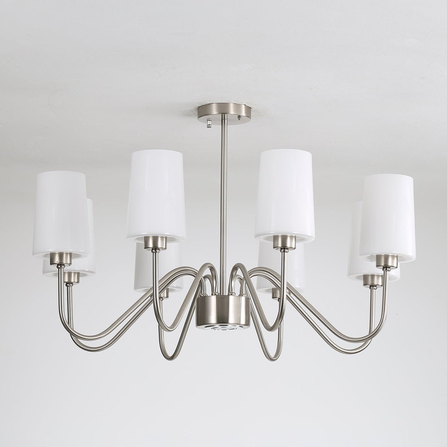 Opulenza Chandelier - Elegant Crystal Design with Adjustable Height
