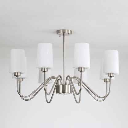 Opulenza Chandelier - Elegant Crystal Design with Adjustable Height