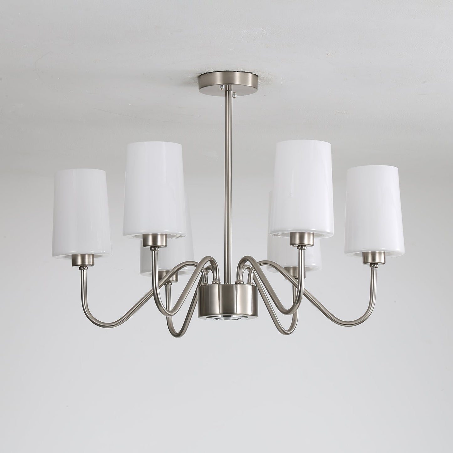 Opulenza Chandelier - Elegant Crystal Design with Adjustable Height