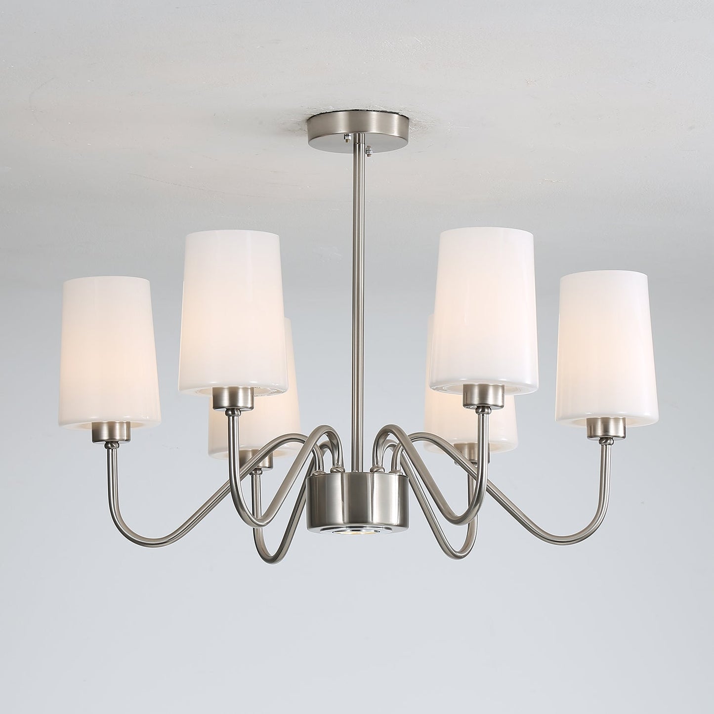 Opulenza Chandelier - Elegant Crystal Design with Adjustable Height
