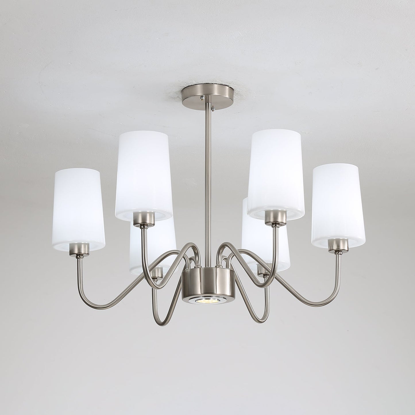 Opulenza Chandelier - Elegant Crystal Design with Adjustable Height