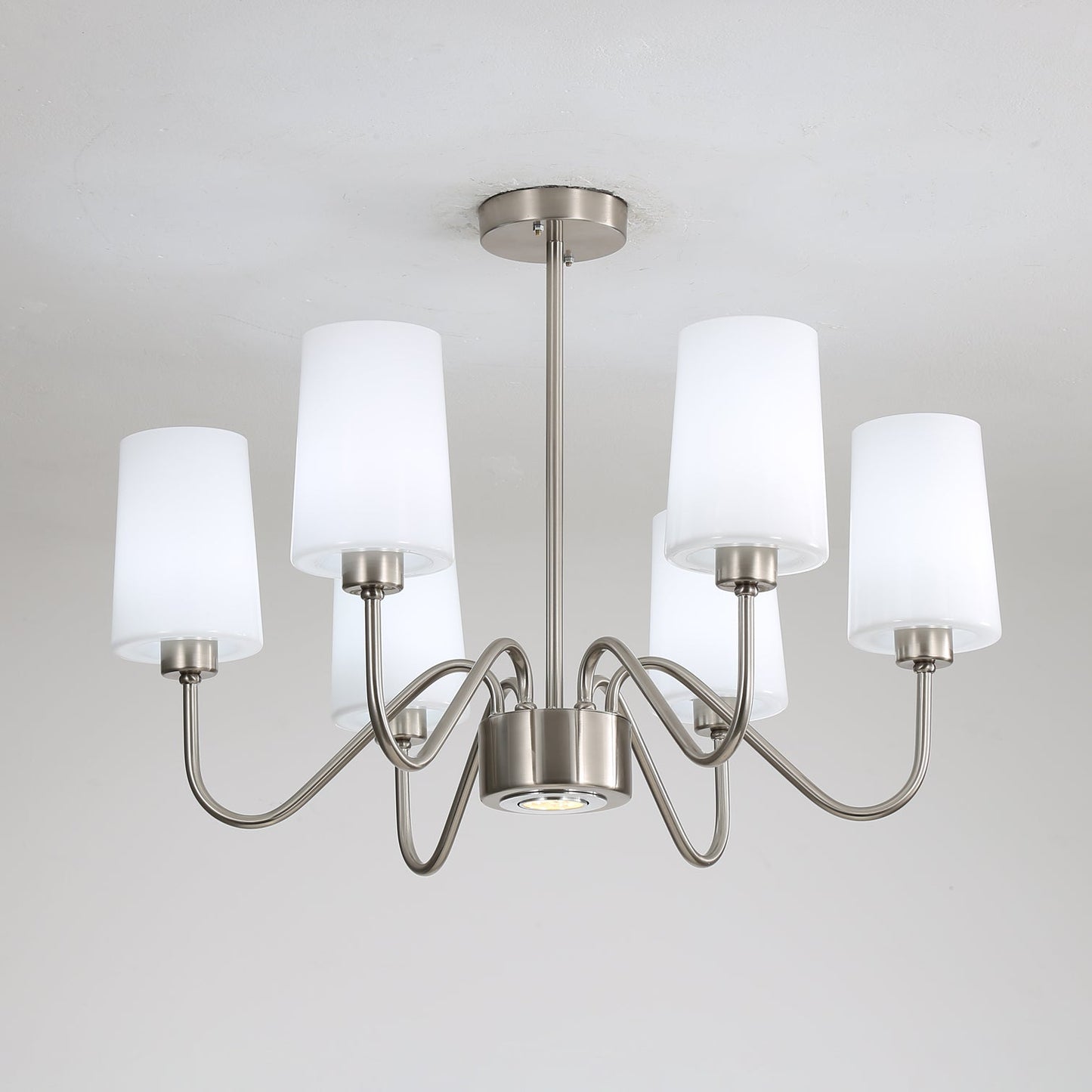 Opulenza Chandelier - Elegant Crystal Design with Adjustable Height