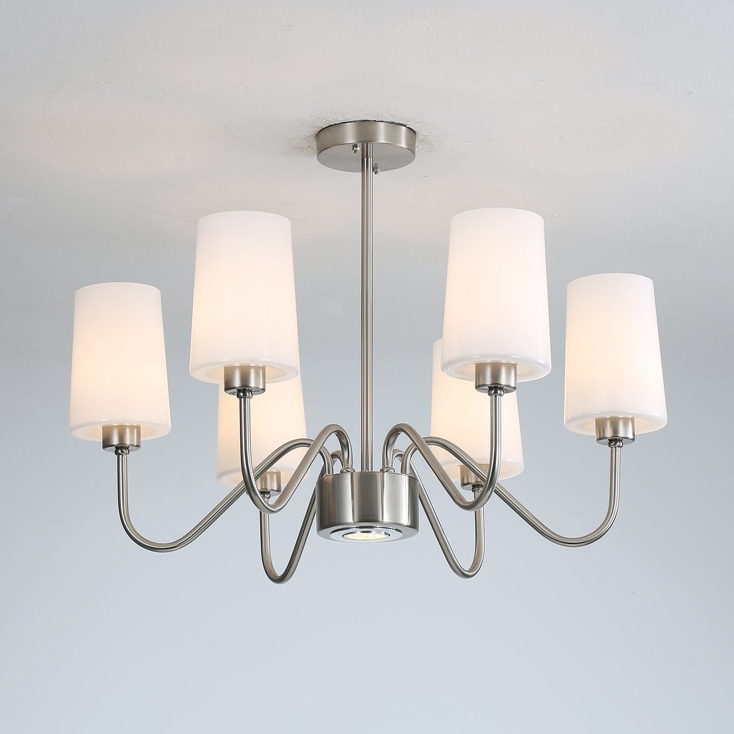 Opulenza Chandelier - Elegant Crystal Design with Adjustable Height