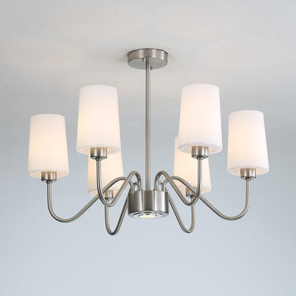 Opulenza Chandelier - Elegant Crystal Design with Adjustable Height