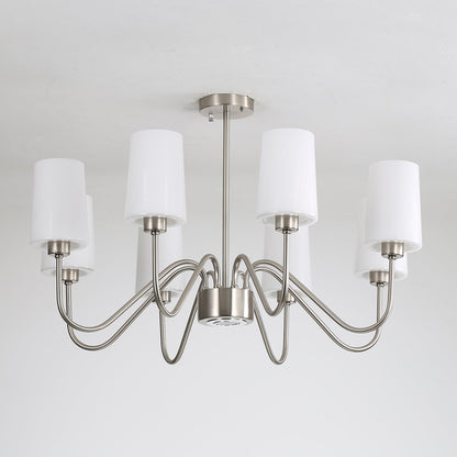 Opulenza Chandelier - Elegant Crystal Design with Adjustable Height