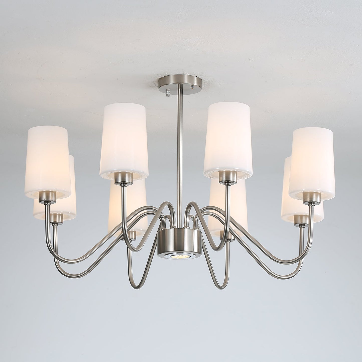 Opulenza Chandelier - Elegant Crystal Design with Adjustable Height