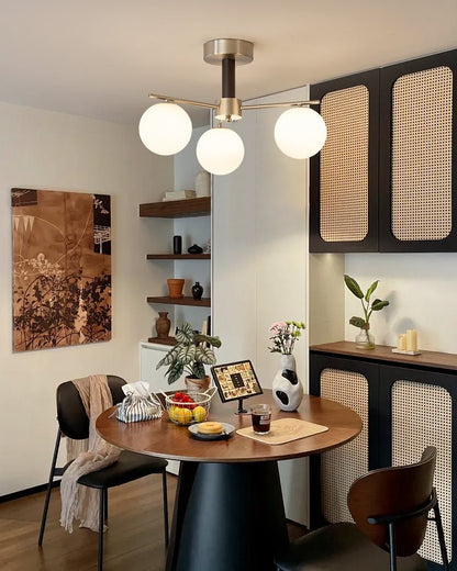 Orb Balance Chandelier - Modern Design with Adjustable Height & LED Li