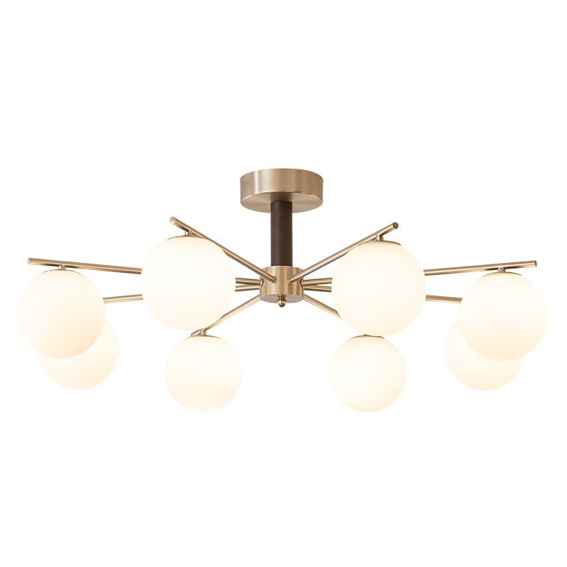 Orb Balance Chandelier - Modern Design with Adjustable Height & LED Li
