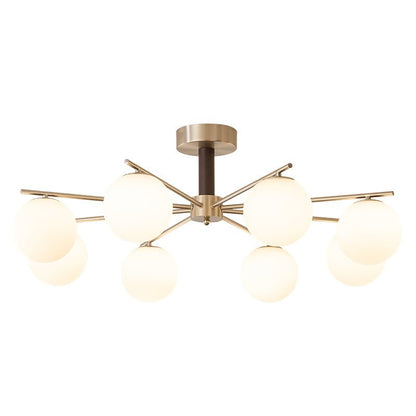 Orb Balance Chandelier - Modern Design with Adjustable Height & LED Li