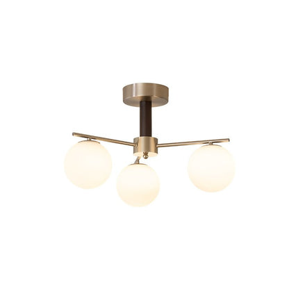 Orb Balance Chandelier - Modern Design with Adjustable Height & LED Li