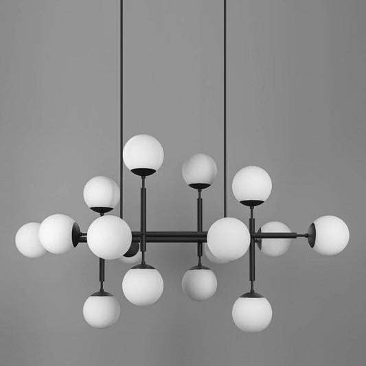 Orbelis Globe Chandelier - Elegant Design with Adjustable Height & LED