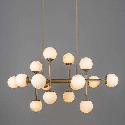 Orbelis Globe Chandelier - Elegant Design with Adjustable Height & LED