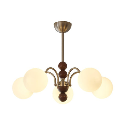 Modern Orbital Curve Chandelier - Adjustable Brightness & LED Technolo