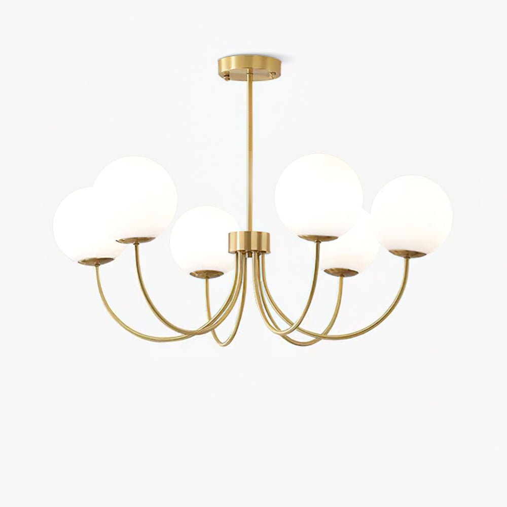 Elegant Orillia Chandelier - Crystal Accents & Adjustable Height