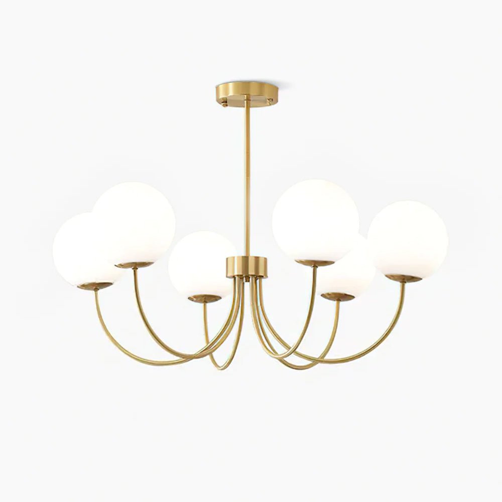 Elegant Orillia Chandelier - Crystal Accents & Adjustable Height