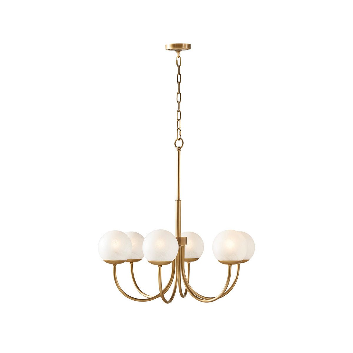 Orillia Glass Chandelier - Elegant Design with Adjustable Height & LED