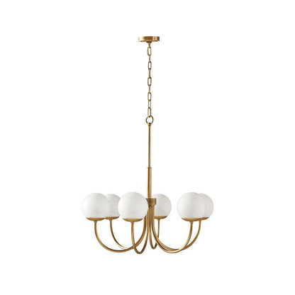 Orillia Glass Chandelier - Elegant Design with Adjustable Height & LED
