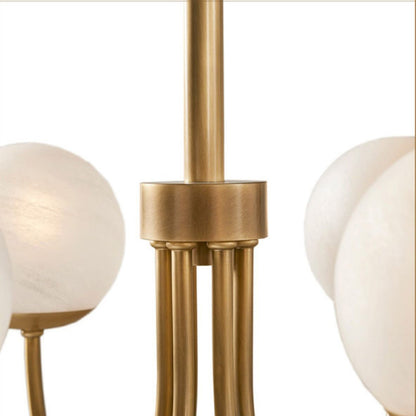 Orillia Glass Chandelier - Elegant Design with Adjustable Height & LED
